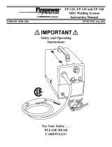 ESAB FP-160 User manual