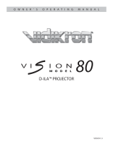Vidikron Projector 80 User manual