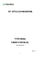 ViewEra Computer Monitor V151 User manual