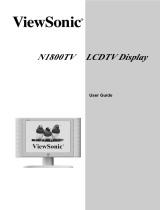 ViewSonic N1800TV User manual