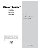 ViewSonic N4790p 47" LCD TV User manual