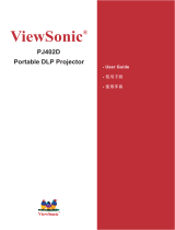 ViewSonic Projector PJ402D User manual