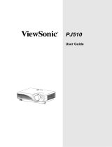 ViewSonic Projector PJ510 User manual