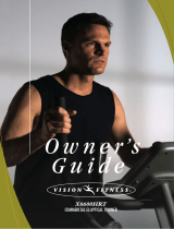 Vision Fitness Elliptical Trainer X6600HRT User manual