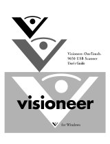 Visioneer Scanner 9650 User manual