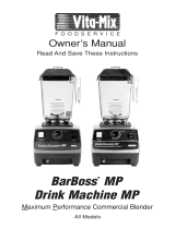 Vita-Mix Blender DRINK MACHINE MP User manual