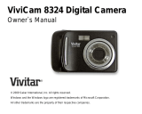 Vivitar Digital Camera 8324 User manual