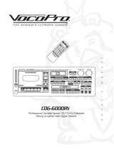 VocoPro Music Mixer CDG-6000RV User manual