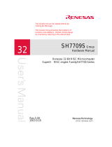 Renesas SH7709S User manual