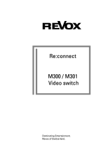 Revox Switch M300 User manual