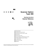 Ricoh Scanner Type 480 User manual