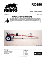 Rhino Mounts Automobile Accessories RC456 User manual