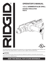 RIDGID R5010 User manual