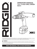RIDGID R84015 User manual