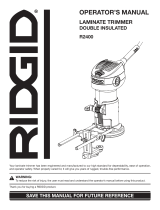 RIDGID Trimmer R2400 User manual