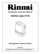 Rinnai Fan RHFE-308 FTR User manual