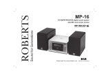 Roberts Radio Speaker System MP-16CD User manual