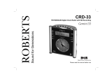Roberts Radio Clock Radio CRD-33 User manual
