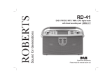 Roberts Radio Portable Radio RD-41 User manual