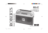 Roberts Radio Radio RD-27 User manual