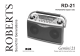 Roberts Radio Radio RD-21 User manual