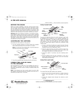 Radio Shack U-75R User manual