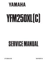 Yamaha Motorcycle 4XE-F8197-10 User manual