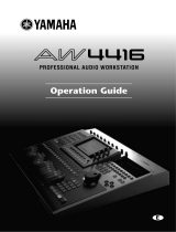 Yamaha Network Card AW4416 User manual