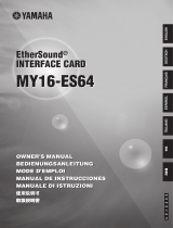 Yamaha MY16-ES64 User manual