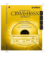 Yamaha CRW6416SX User manual