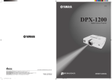 Yamaha Projector DPX-1200 User manual