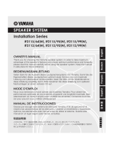 Yamaha Portable Speaker IF2112/64(W) User manual