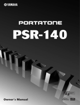 Yamaha Computer Keyboard PSR-140 User manual