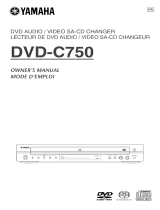 Yamaha DVD-C750 User manual