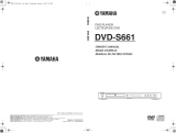 Yamaha DVD Player DVD-S661 User manual