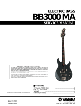 Yamaha Guitar BB3000 MA User manual