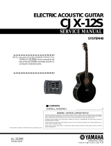 Yamaha Guitar CJX-12S User manual