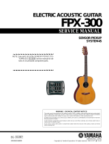 Yamaha Guitar FPX-300 User manual