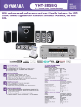 Yamaha Home Theater System YHT-385BG User manual