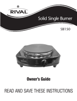 Rival SB150 User manual