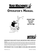 Yard Machines 340 Thru 390 User manual