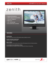 Zenith Flat Panel Television 19LCD3 User manual