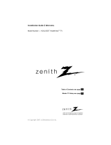 Zenith CRT Television H20J55DT User manual