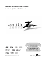 Zenith XBR411 User manual