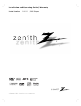 Zenith DVB352 User manual