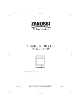 Zanussi Clothes Dryer TCE 7127 W User manual