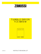 Zanussi Clothes Dryer TCS 584 EW User manual