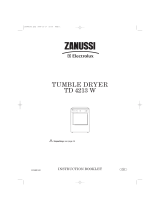 Zanussi Clothes Dryer TD 4213 W User manual