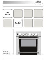 Zanussi ZKG5030 User manual