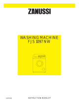 Zanussi Washer FJS 1097 NW User manual